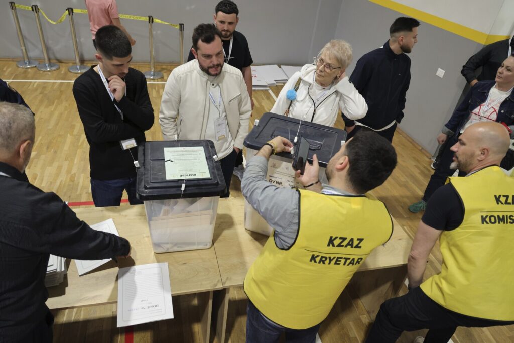 Preliminary results in Albania’s parliamentary election on Tuesday give a clear victory